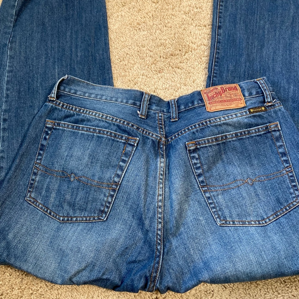 Mens Lucky Brand Jeans 181 Relaxed Straight 36X30